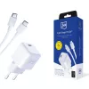 3MK Hyper nabíjačka PD 25W + 1x USB-C na USB-C kábel