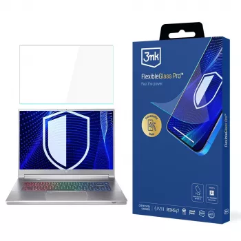 3MK PROTECTION FlexibleGlass Pro ochrana displeja pre Acer Predator Triton 300 SE 14 (PT314-51s) - hybridné sklo, tvrdosť 7H, 0,3 mm, číra