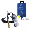 3mk Audio Bluetooth adaptér - Bluetooth 5.0 prijímač s 3,5 mm AUX, USB-C, 10 h batéria, čierna