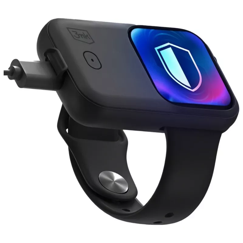 3MK PROTECTION 3mk Endurance puzdro s powerbankou pre Apple Watch 40 mm/41 mm 2,5W 1200mAh USB-C čierne