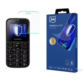 MyPhone Halo A - 3mk FlexibleGlass Pro hybridné sklo ochranná fólia na displej (transparentná)