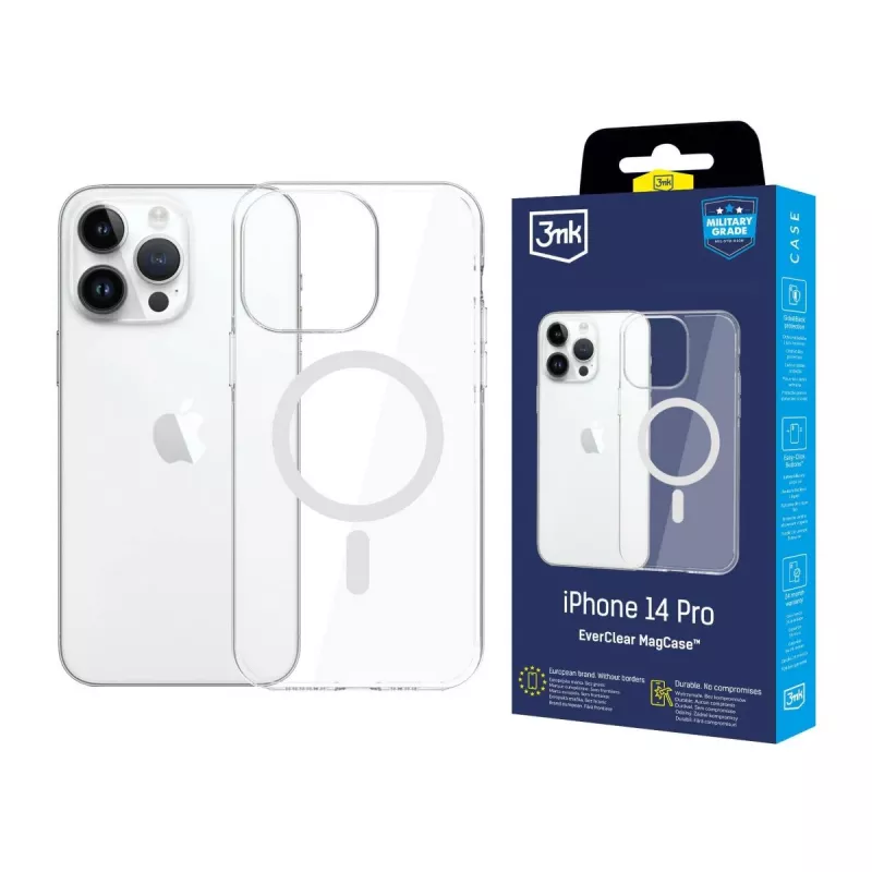 Apple iPhone 14 Pro - 3mk EverClear MagCase