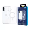 3MK EverClear MagCase kryt na zadnú stranu pre Apple iPhone 16 - krištáľovo číra