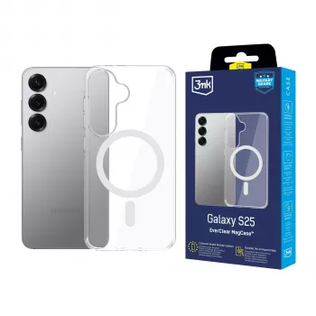 3MK EverClear MagCase pre Samsung Galaxy S25 - transparentné