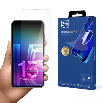 3MK FlexibleGlass Pro ochranná fólia na displej pre Apple iPhone 15 Pro