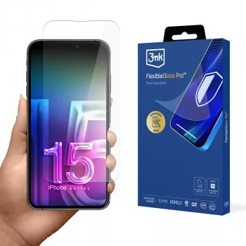 3MK FlexibleGlass Pro ochranná fólia na displej pre Apple iPhone 15 Pro Max