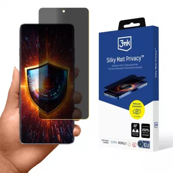 3MK Silky Matt ochranná fólia na displej proti videniu pre Motorola Edge 60 Pro