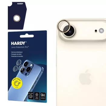 3MK Apple iPhone Air - HARDY Lens Protection Pro titánová zlatá