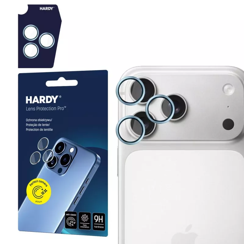 3MK Apple iPhone 17 Pro / 17 Pro Max HARDY Lens Protection Pro Ocean Blue