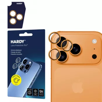 3MK HARDY Lens Protection Pro oranžová pre Apple iPhone 17 Pro / 17 Pro Max