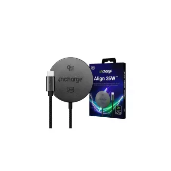 3mk incharge Align Qi2.2 25W pre Apple čierna