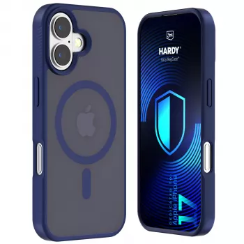 3MK Hardy Hazy MagCase pre Apple iPhone 17, modré