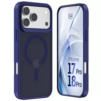 3MK PROTECTION Apple iPhone 17 Pro Max Hardy Hazy MagCase modrá
