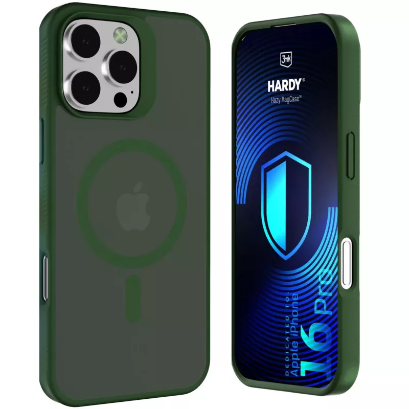 3MK PROTECTION Apple iPhone 16 Pro - 3mk Hardy Hazy MagCase zelená