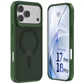 3MK PROTECTION Apple iPhone 17 Pro - 3mk Hardy Hazy MagCase zelená