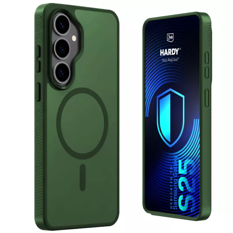 3MK PROTECTION Samsung Galaxy S25 - 3mk Hardy Hazy MagCase zelená