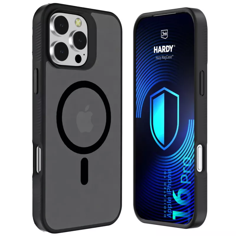 3MK PROTECTION Apple iPhone 16 Pro - 3mk Hardy Hazy MagCase čierna