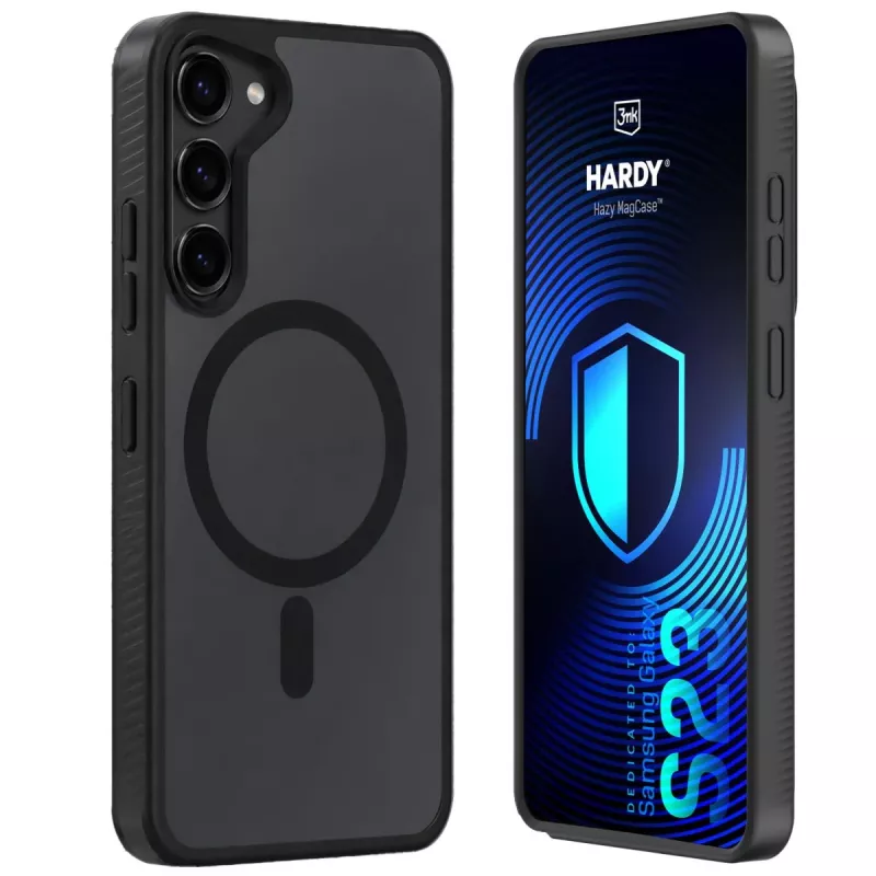 3MK PROTECTION Samsung Galaxy S23 5G Hardy Hazy MagCase čierne