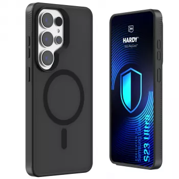3MK PROTECTION Samsung Galaxy S23 Ultra - 3mk Hardy Hazy MagCase čierna