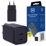 3MK Hyper Charger PD 45W GaN AVS QC4+ PPS AFC FCP DCP 2C čierna