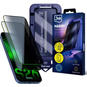 3MK PROTECTION Samsung Galaxy S26 - 3mk Hardy Privzone 9H ochranné sklo proti videniu
