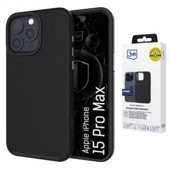 3MK PROTECTION Apple iPhone 15 Pro Max Hardy Shockproof MagCase - priehľadný