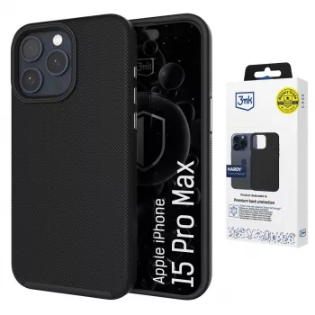 3MK PROTECTION Apple iPhone 15 Pro Max Hardy Shockproof MagCase - priehľadný