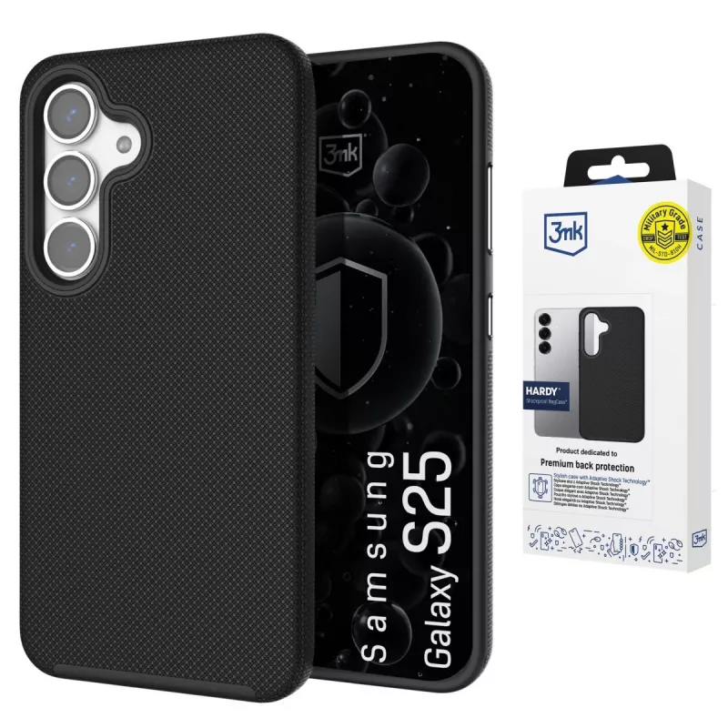 3MK PROTECTION Samsung Galaxy S25 Hardy Shockproof MagCase zadný kryt priehľadný