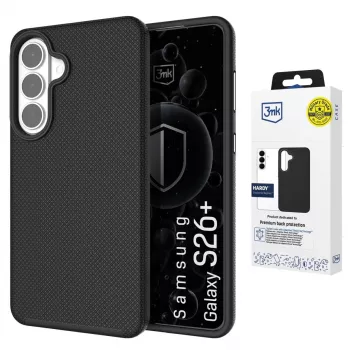 3MK PROTECTION Samsung Galaxy S26+ - 3mk Hardy Shockproof MagCase, čierna