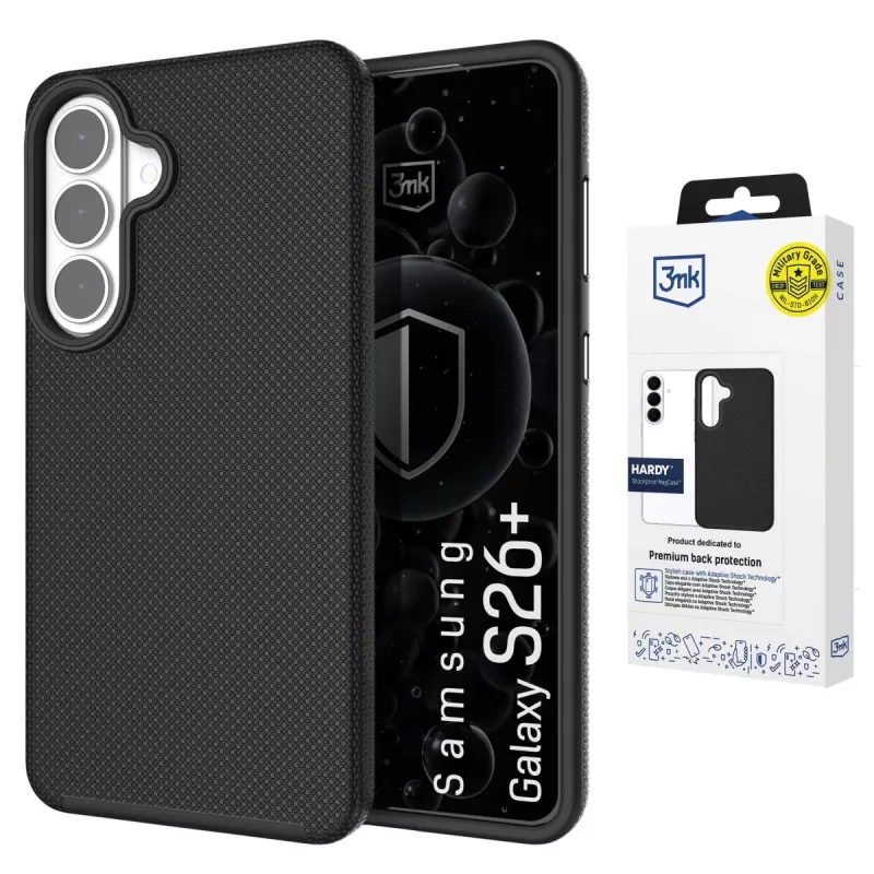 3MK PROTECTION Samsung Galaxy S26+ - 3mk Hardy Shockproof MagCase, čierna