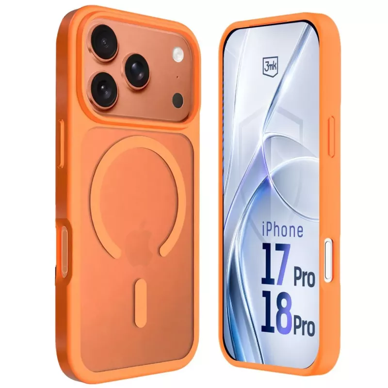 3MK PROTECTION Apple iPhone 17 Pro - 3mk Hardy Hazy MagCase oranžová