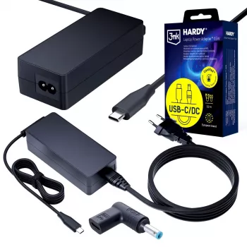 3MK PROTECTION 3mk HARDY napájací zdroj pre notebook 65W pre HP 20V USB-C/DC 4,5 x 3,0