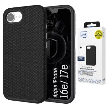Apple iPhone 16E/ iPhone 17E - 3mk Hardy Shockproof MagCase, transparentné