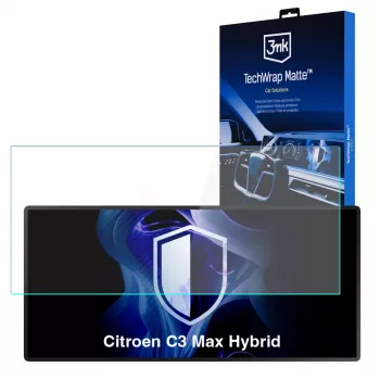 3MK PROTECTION Citroen C3 Max Hybrid - 3mk TechWrap matná ochranná fólia centrálneho displeja
