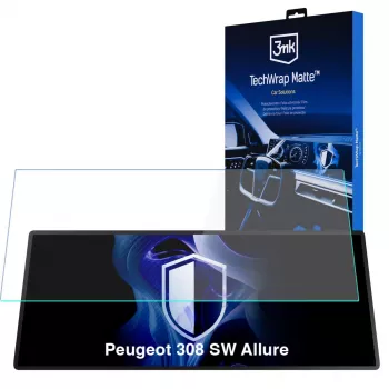 3MK PROTECTION Peugeot 308 SW Allure - 3mk TechWrap matná ochranná fólia centrálneho displeja