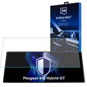 3MK PROTECTION Peugeot 408 Hybrid GT - 3mk TechWrap matná ochranná fólia centrálneho displeja