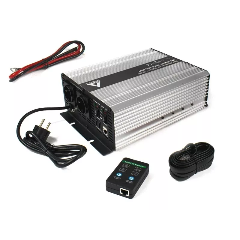 AZO DIGITAL neprerušiteľný zdroj napájania (UPS + AVR) 12V UPS-2000SR 2000VA 1400W line-interaktívny