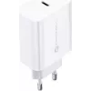 FORCELL F-ENERGY TFK-TC-20WPD USB-C napájací zdroj s káblom USB-C na Lightning, 20W PD QC4.0, 3A, biely