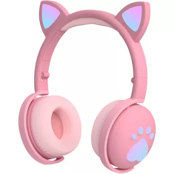 MOZOS KID DOG bezdrôtové detské slúchadlá ružová
