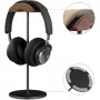 MOZOS HS Supreme stojan na slúchadlá pre over-ear slúchadlá - orechové drevo a kov
