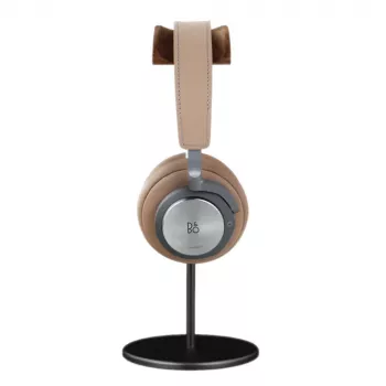 MOZOS HS Supreme stojan na slúchadlá pre over-ear slúchadlá - orechové drevo a kov