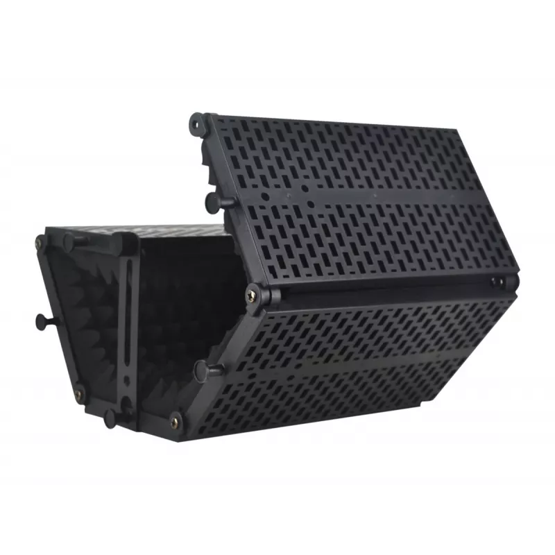 Mozos MSHIELD-CABIN-ECO akustický izolačný štít pre mikrofón, 5-panelový, čierny