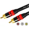 MOZOS Premium RCA na RCA kábel k subwooferu 3m