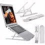 MOZOS N3 SV ergonomický hliníkový stojan na laptop pre 10-17,3 inch laptopy, strieborný