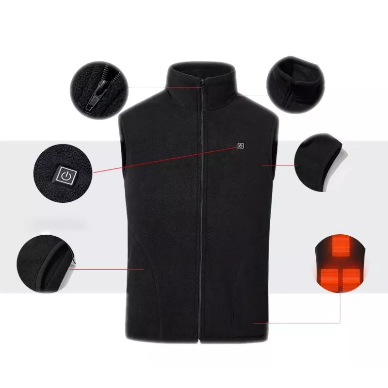 MOZOS HV3 vyhrievaná elektrická vesta unisex L