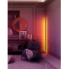 MOZOS LC-RGB LED rohová stojaca lampa biela