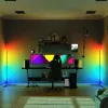 MOZOS LC-RGB LED rohová stojaca lampa biela