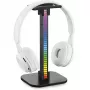 MOZOS D11 RGB LED stojan na slúchadlá s USB hubom a audio konektorom