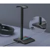 MOZOS D12 RGB LED stojan na slúchadlá pre over-ear slúchadlá