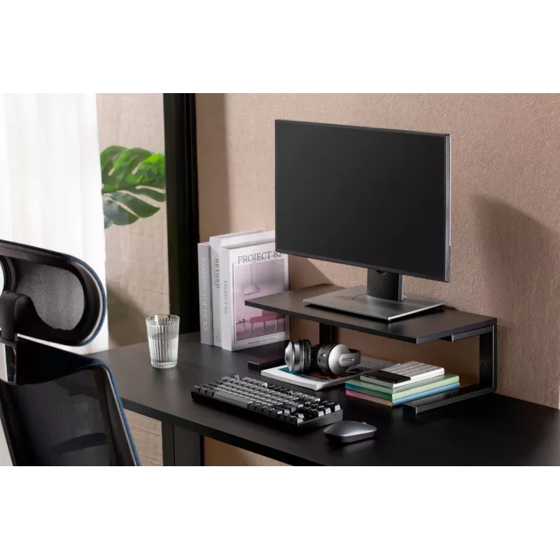 MOZOS Ergo Clamp Riser stojan na monitor a notebook čierny 600x260mm